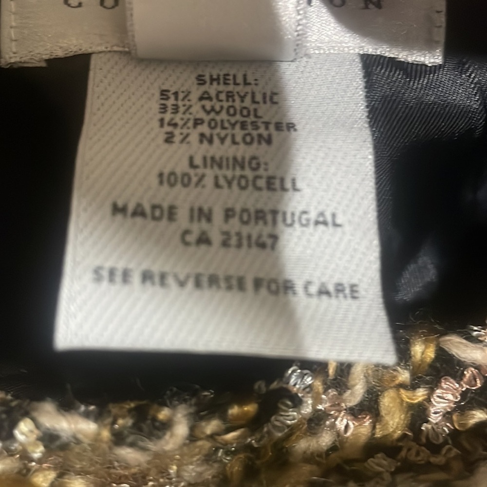 Talbots Tweed Brown|Beige Pencil With Slit Sz 10 - Picture 3 of 4